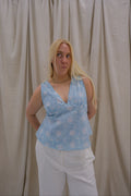 Daydream Top - Glacial Blue Lotus Buds